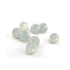 Swarovski és Preciosa Chaton ékszerkő - White Opal