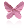 Swarovski Pillangó formájú strasszkő_Light Rose