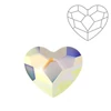 Swarovski Szív formájú strasszkő AB
