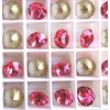 Swarovski és Preciosa Chaton ékszerkő - Rose - rózsaszín