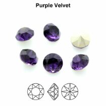 Swarovski Elements Chaton ékszerkő - Purple Velvet - sötétlila