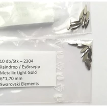 Swarovski esőcsepp formájú strassz