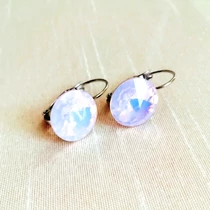 Rose Water Opal rózsaszín opálos fülbevaló