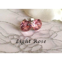 Light Rose - 8 mm fülbevaló