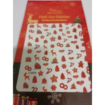 Piros karacsonyi 3D matrica