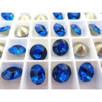 Capri blue foglalható chaton kristály