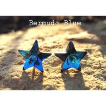 Csillag fülbevaló Bermuda Blue