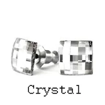 Négyzet fülbevaló - Swarovski Elements