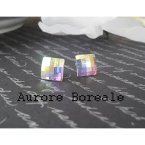 Négyzet fülbevaló - Swarovski Elements