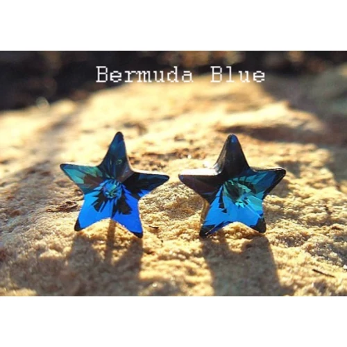 Csillag fülbevaló Bermuda Blue