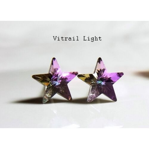Csillag fülbevaló Vitrail Light