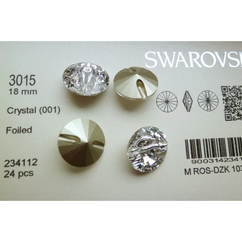 Swarovski Crystal Button_3015_gomb