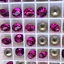 Preciosa Chaton ékszerkő - Fuchsia - Pink  pp21 - 3.00 mm - 50 db